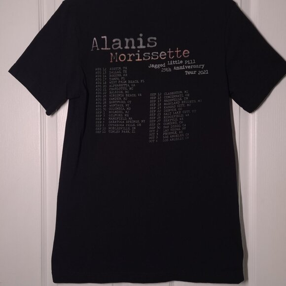 Alanis Morissette: Jagged Little Pill 25th Anniversary Tour 2021 USED Shirt (M) - Picture 7 of 7